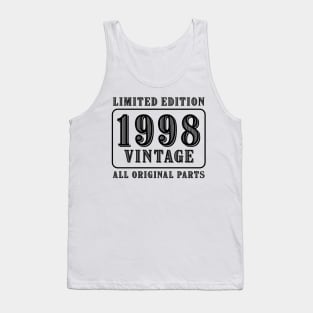 All original parts vintage 1998 limited edition birthday Tank Top